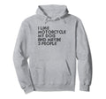 I Like Motorcycle My Dog And Maybe 3 Hoodie - Minimalist Print Men Women - T-Shirt, Sweatshirt, Hoodie