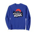 Utah Outdoor Illustration Distressed Sweatshirt - Minimalist Print Unisex - T-Shirt, Sweatshirt, Hoodie