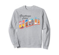 Greetings From Utah 50S Postcard Sweatshirt - Unique Graphic for Adults - T-Shirt, Sweatshirt, Hoodie