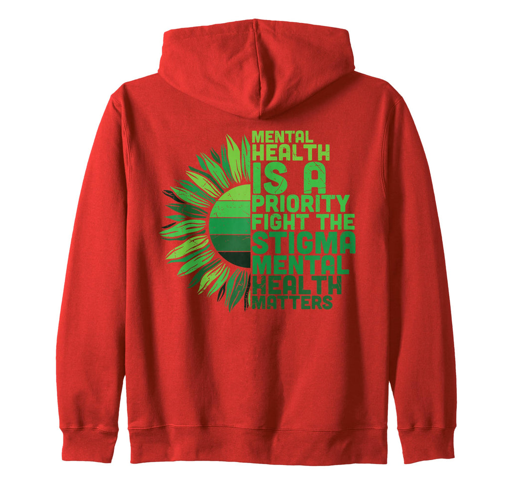Green Ribbon Mental Health Awareness T-Shirt - Streetwear Style Men Women - T-Shirt, Sweatshirt, Hoodie