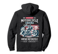 Mens Usa Rider Artwork Motorcycle Hoodie - Novelty Apparel for Adults - T-Shirt, Sweatshirt, Hoodie