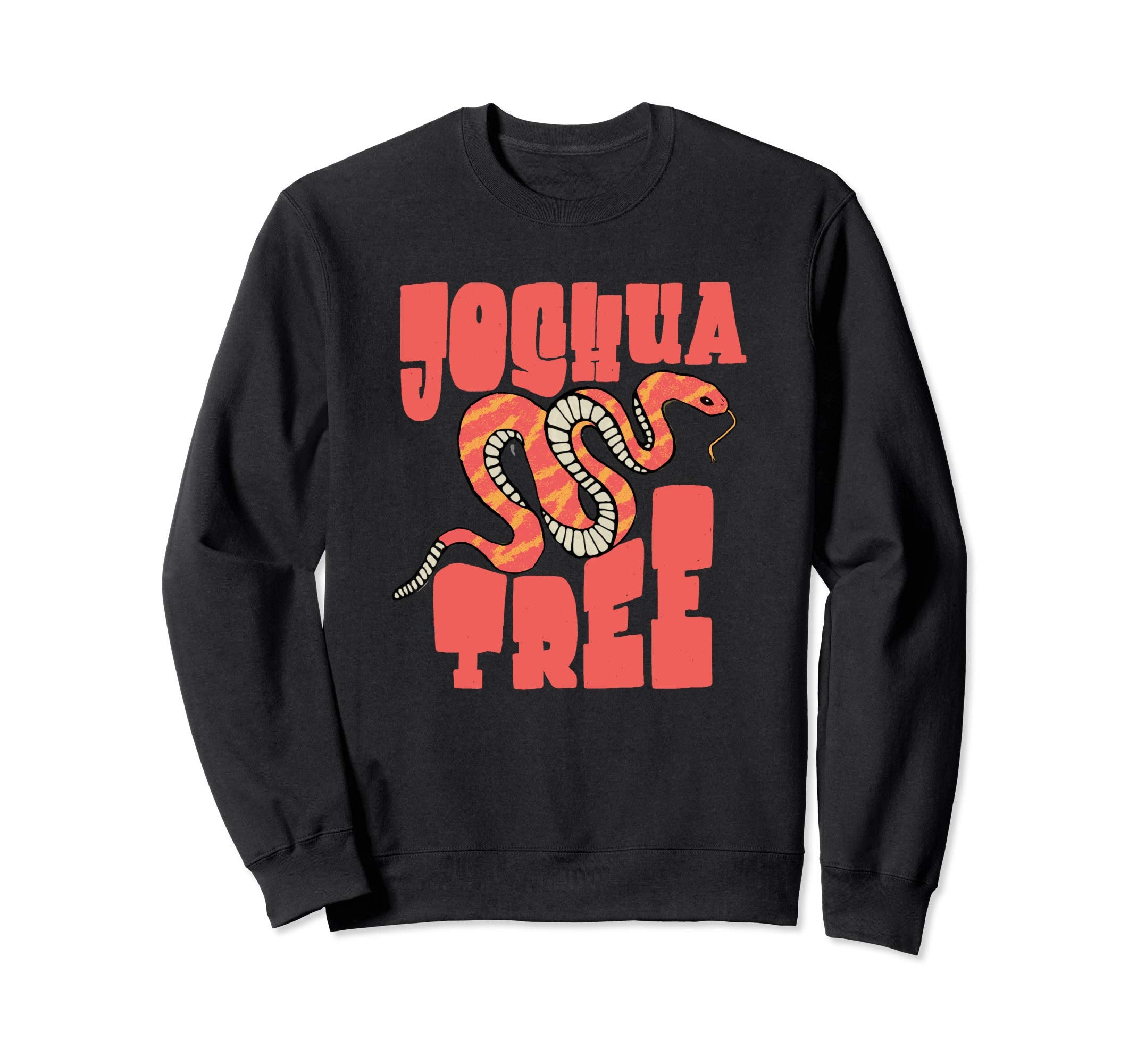Joshua Tree Typography Snake Sweatshirt - Trendy Graphic Unisex - T-Shirt, Sweatshirt, Hoodie