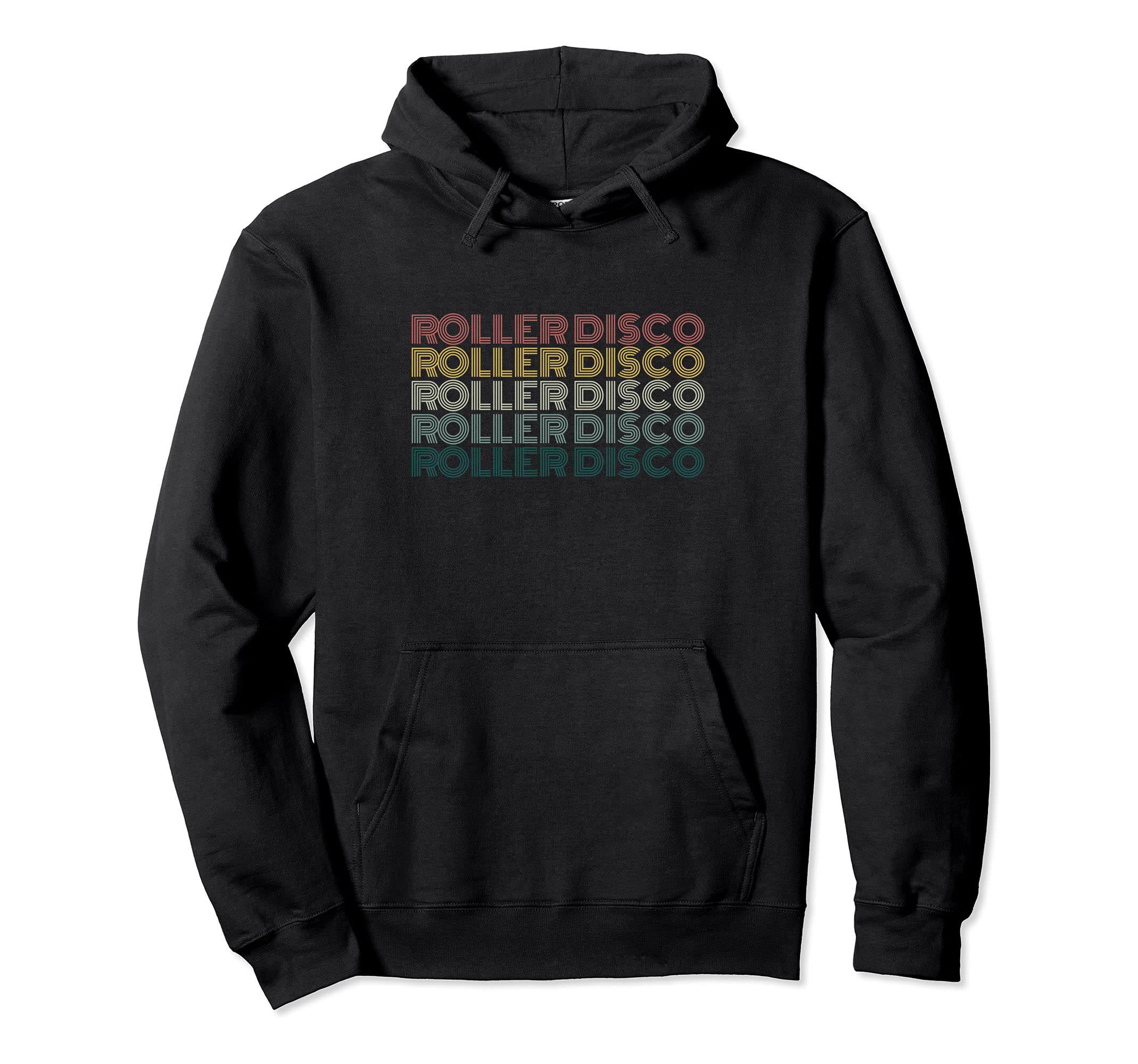 Roller Derby 70S Roller Disco Skating Hoodie - Fun Novelty Design Men Women - T-Shirt, Sweatshirt, Hoodie