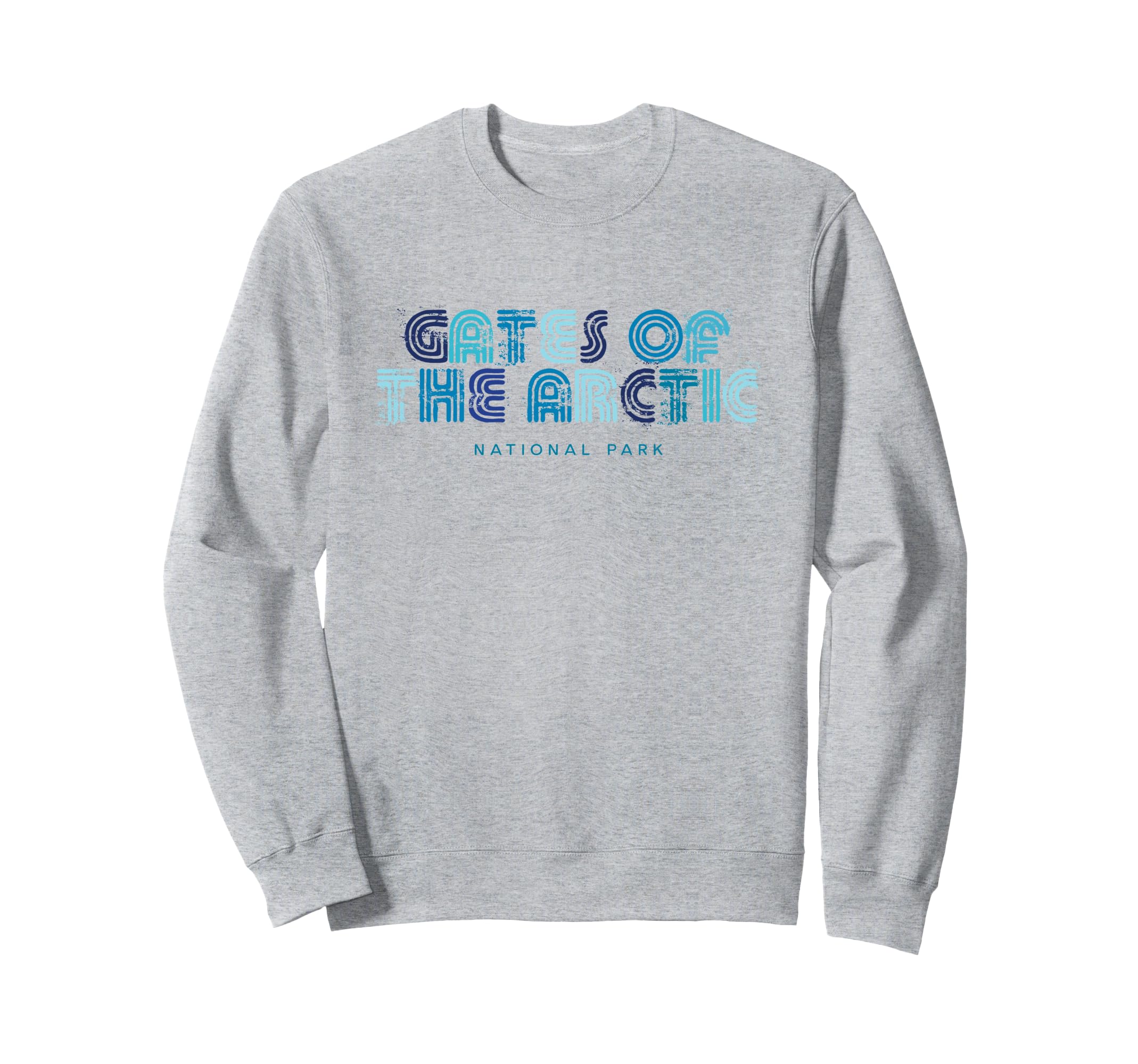 Gates Arctic National Park 70S Sweatshirt - Minimalist Print for Adults - T-Shirt, Sweatshirt, Hoodie