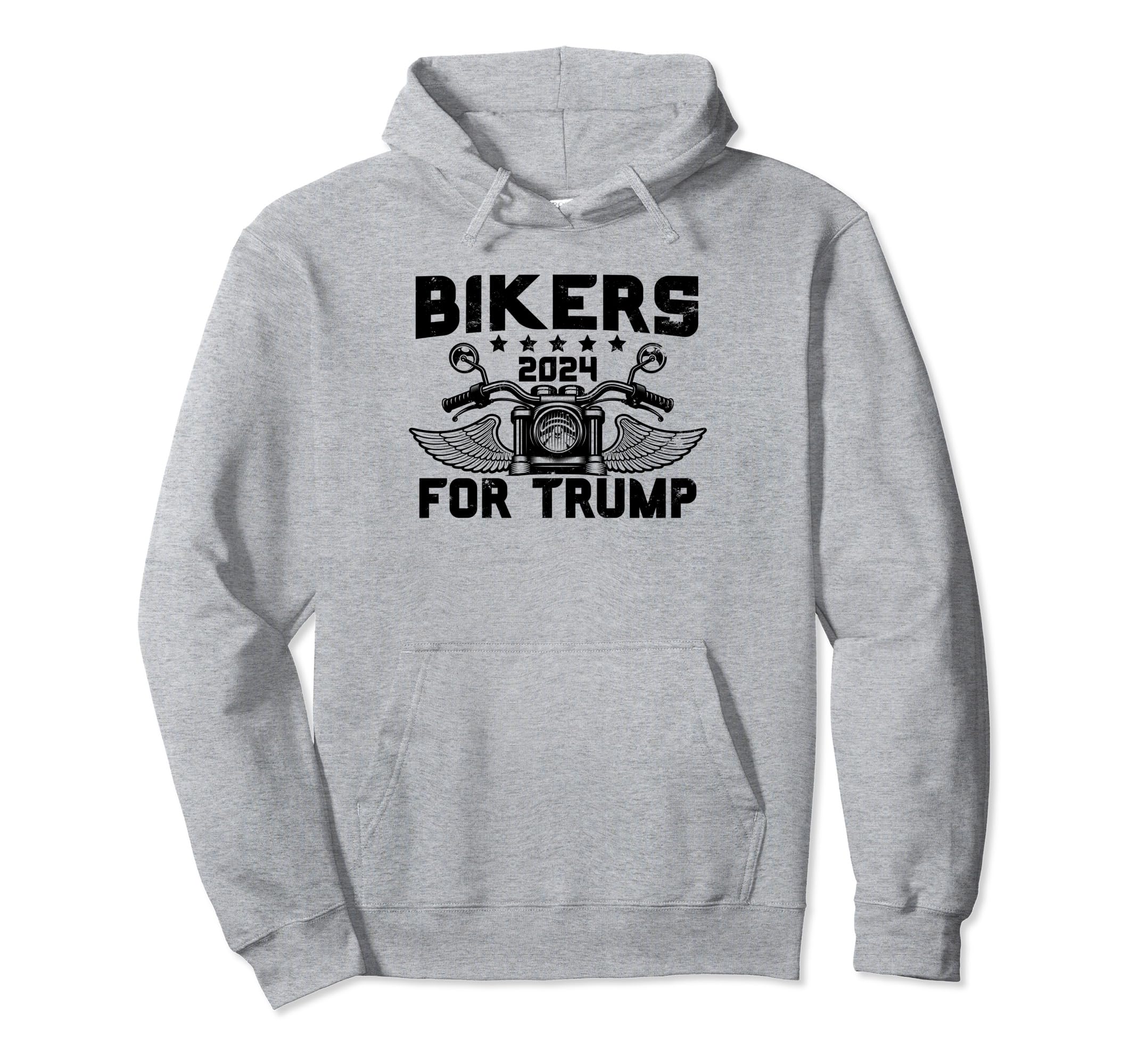 Bikers Trump 2024 Motorcycle President Hoodie - Custom Art Print Men Women - T-Shirt, Sweatshirt, Hoodie