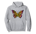 Anti Social Butterfly Beautiful Colorful Hoodie - Trendy Graphic Men Women - T-Shirt, Sweatshirt, Hoodie