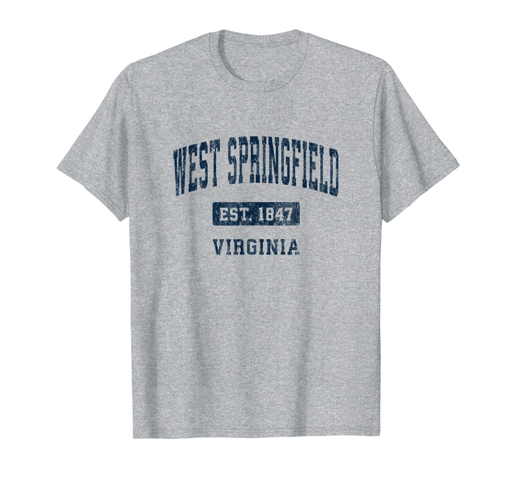 West Springfield Virginia Va Athletic T-Shirt - Custom Art Print Unisex - T-Shirt, Sweatshirt, Hoodie
