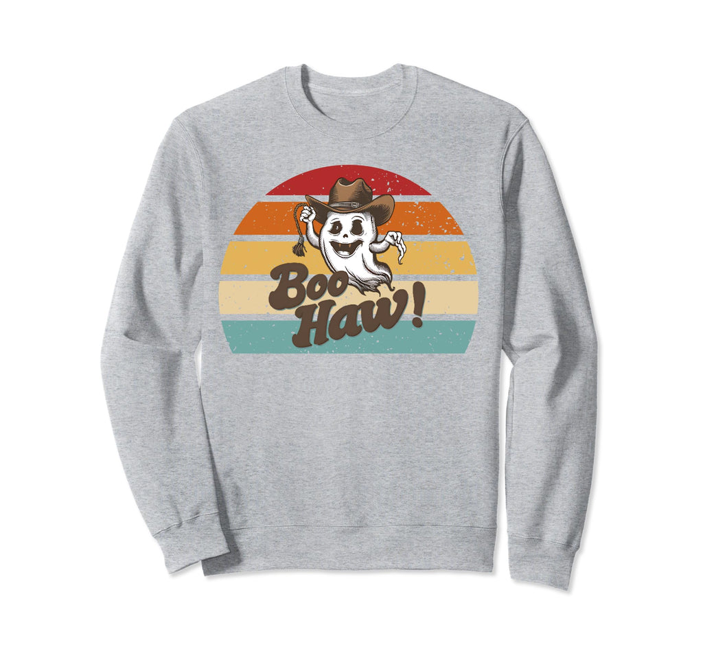 Boo Haw Cowboy Western Funny Sweatshirt - Minimalist Print for Adults - T-Shirt, Sweatshirt, Hoodie