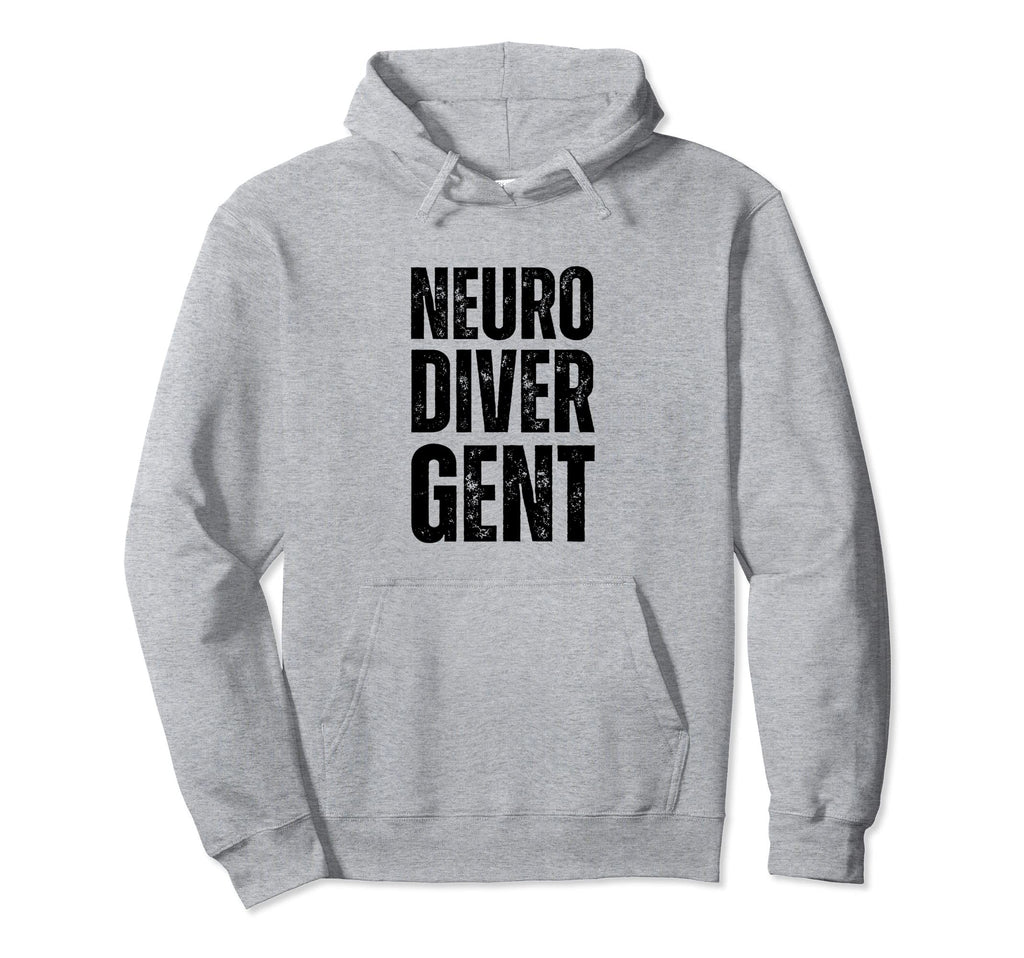 Neurodivergent Pride Adhd Autism Hoodie - Minimalist Print Unisex - T-Shirt, Sweatshirt, Hoodie