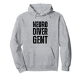 Neurodivergent Pride Adhd Autism Hoodie - Minimalist Print Unisex - T-Shirt, Sweatshirt, Hoodie