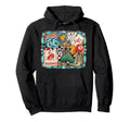 Western Rodeo Cowboy Giddy Up Turquoise Hoodie - Trendy Graphic Unisex - T-Shirt, Sweatshirt, Hoodie