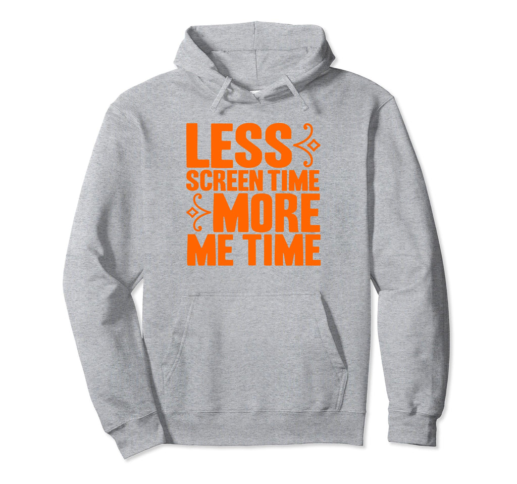 Antisocial Less Screen Time More Me Time Hoodie - Minimalist Print Unisex - T-Shirt, Sweatshirt, Hoodie