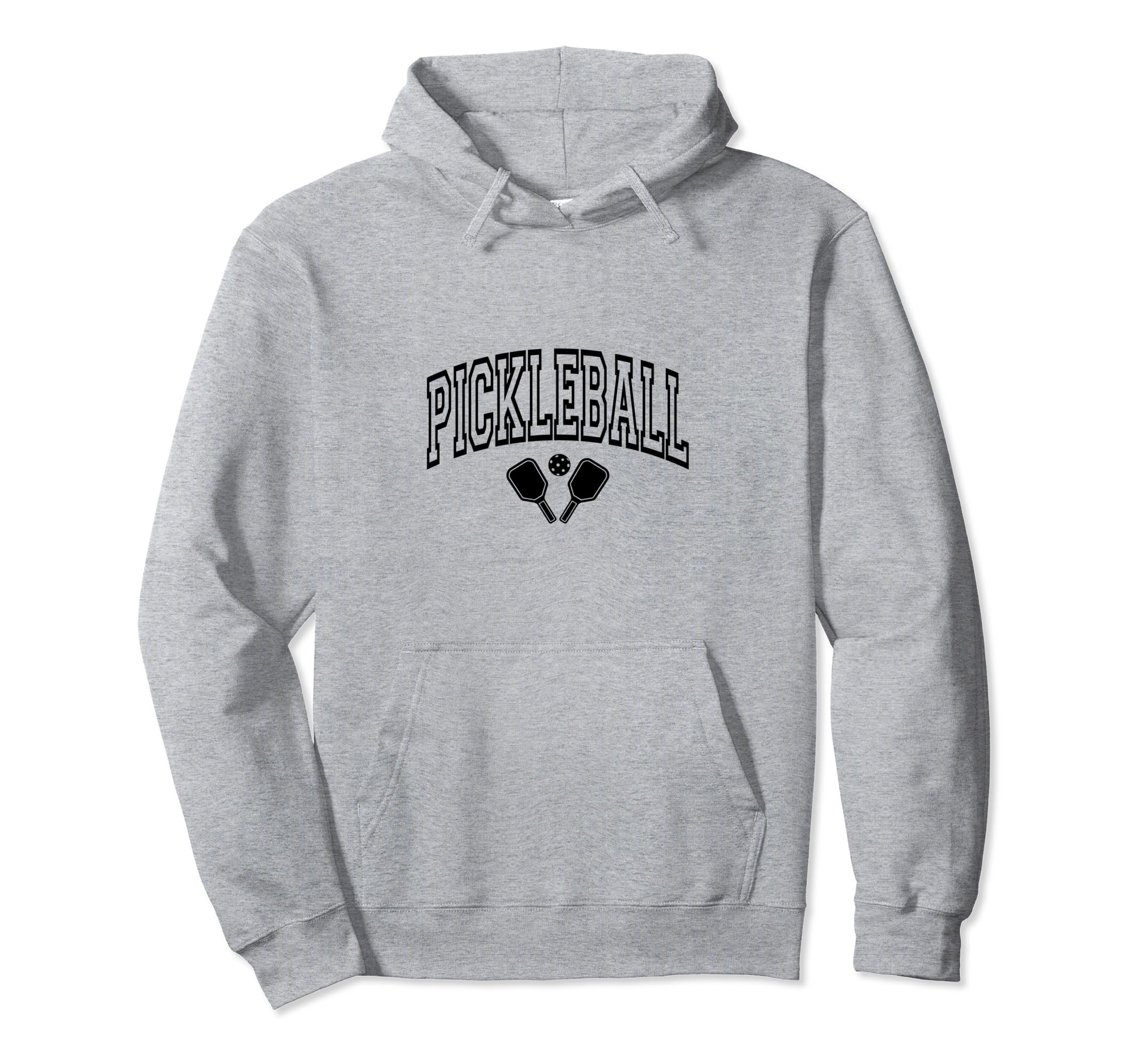 Pickleball Typography Set Pickleball Hoodie - Custom Art Print Men Women - T-Shirt, Sweatshirt, Hoodie