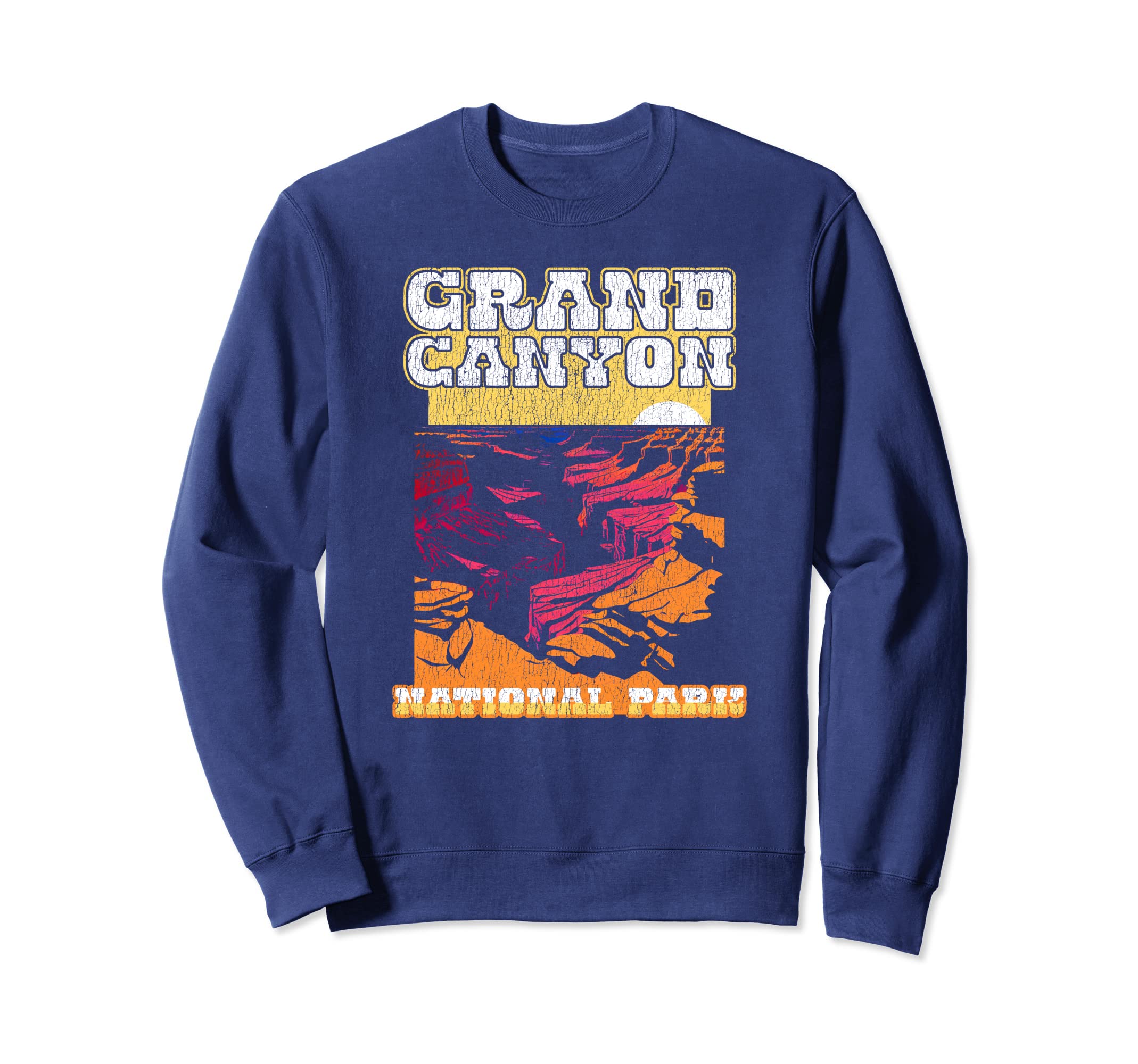 Old School Distressed Grand Canyon Sweatshirt - Streetwear Style Men Women - T-Shirt, Sweatshirt, Hoodie