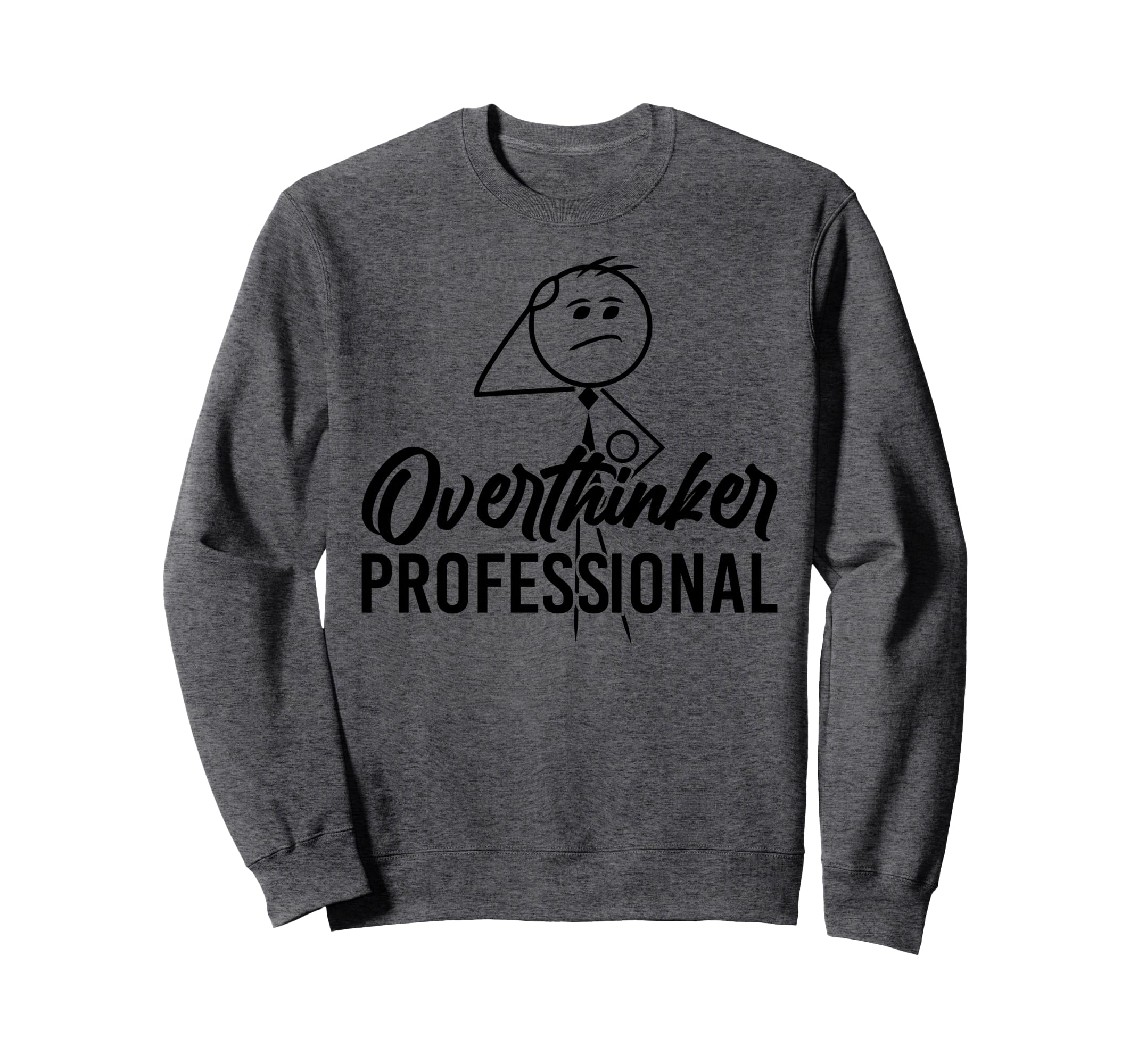Funny Overthinker Anxious Introvert Hoodie - Graphic Print Men Women - T-Shirt, Sweatshirt, Hoodie