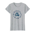Me Time Cozy Self Care Wreath T-Shirt - Minimalist Print for Adults - T-Shirt, Sweatshirt, Hoodie