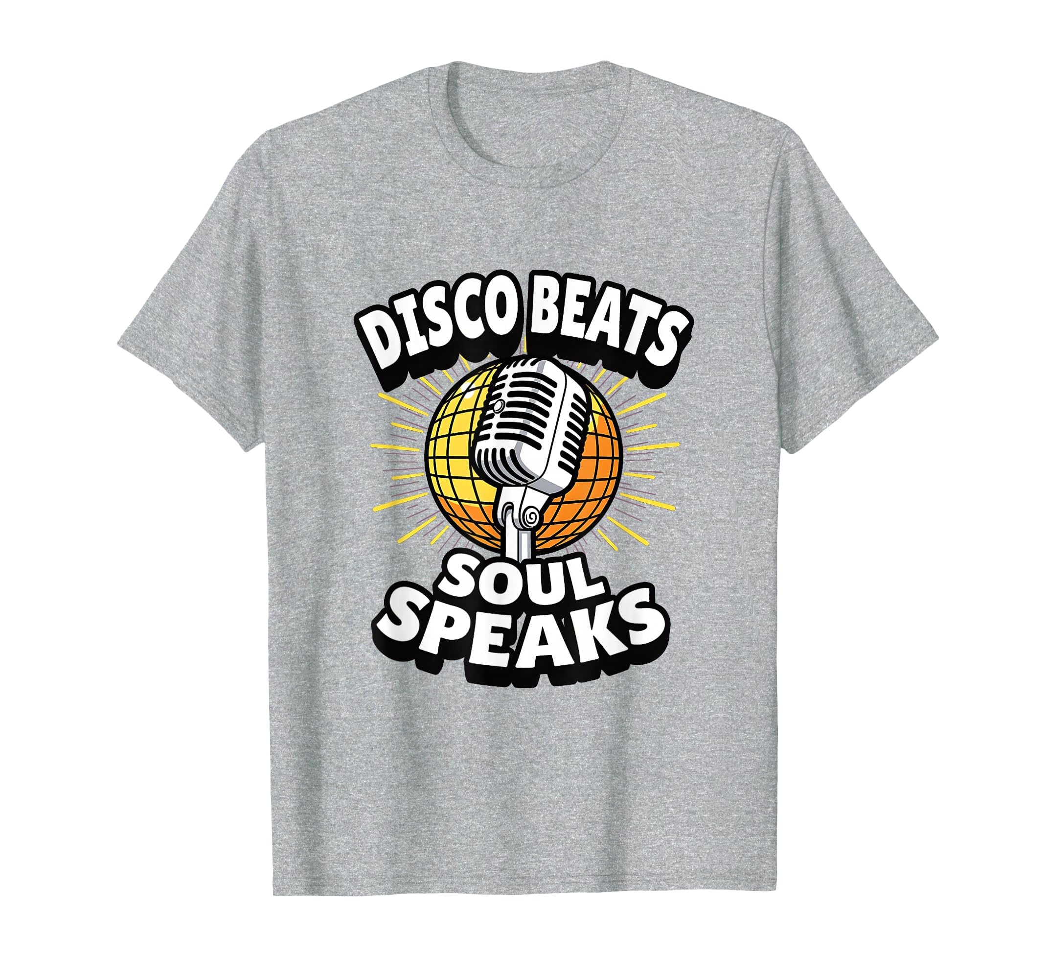 Disco Beats Soul Speaks Groove T-Shirt - Custom Art Print for Adults - T-Shirt, Sweatshirt, Hoodie