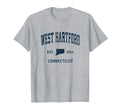 West Hartford Connecticut Ct Athletic T-Shirt - Streetwear Style Unisex - T-Shirt, Sweatshirt, Hoodie
