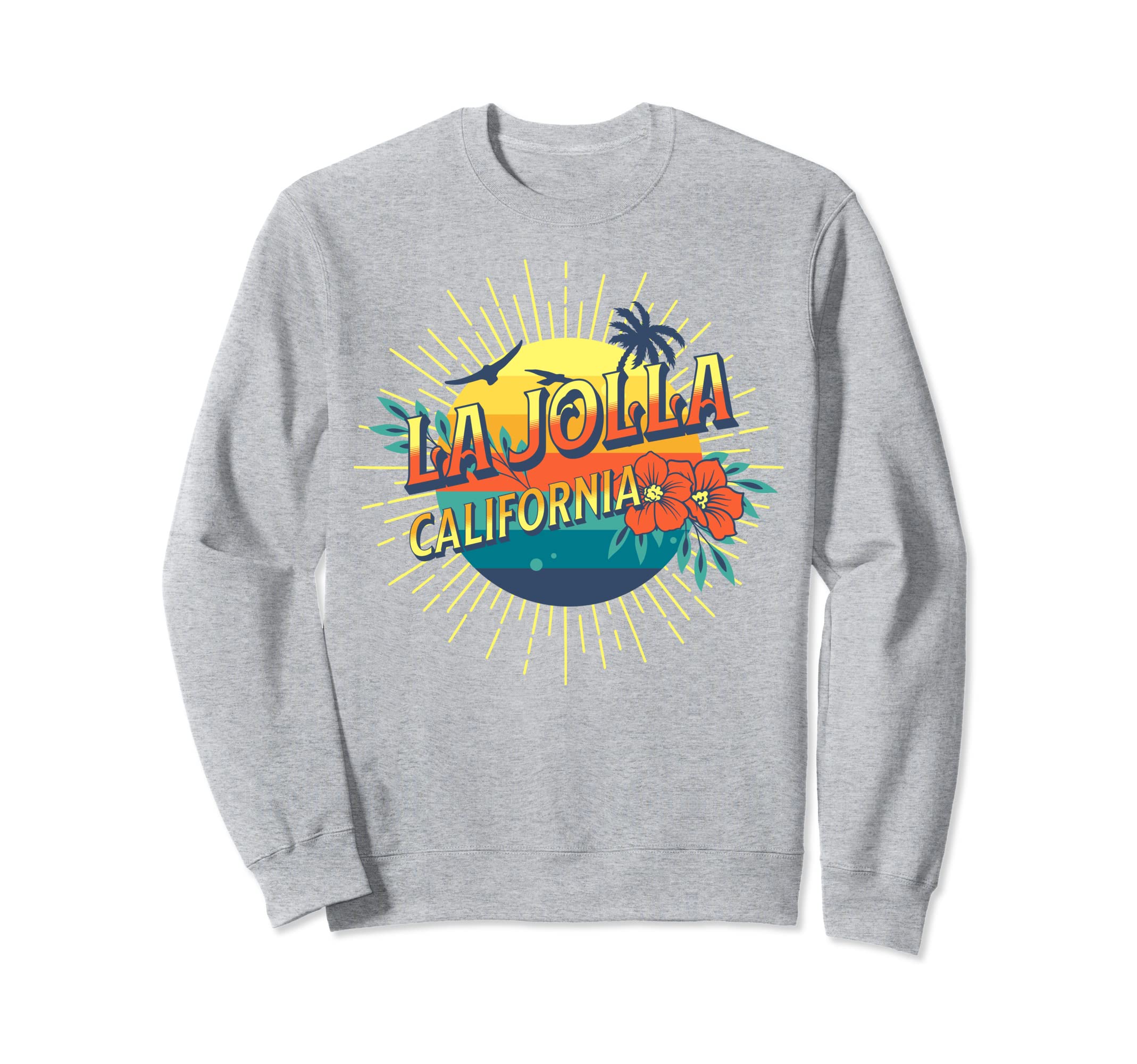 La Jolla California Beach Summer Sweatshirt - Unique Graphic for Adults - T-Shirt, Sweatshirt, Hoodie