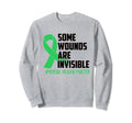 Some Wounds Are Invisible Mental Health Sweatshirt - Graphic Print Unisex - T-Shirt, Sweatshirt, Hoodie