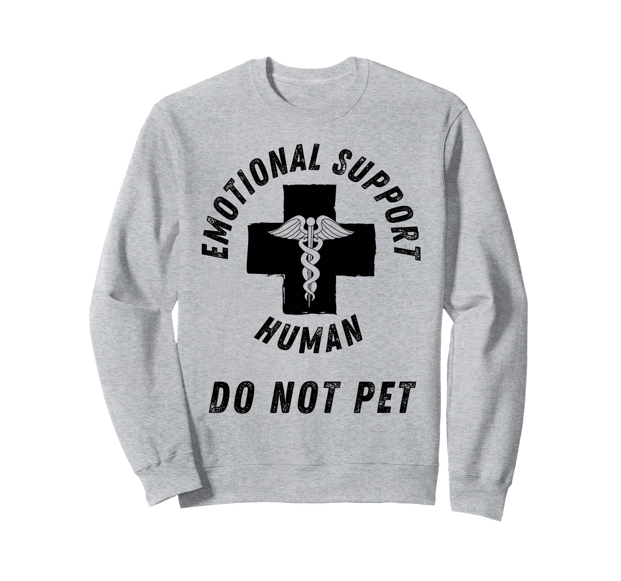 Emotional Support Human T-Shirt - Minimalist Print Men Women - T-Shirt, Sweatshirt, Hoodie