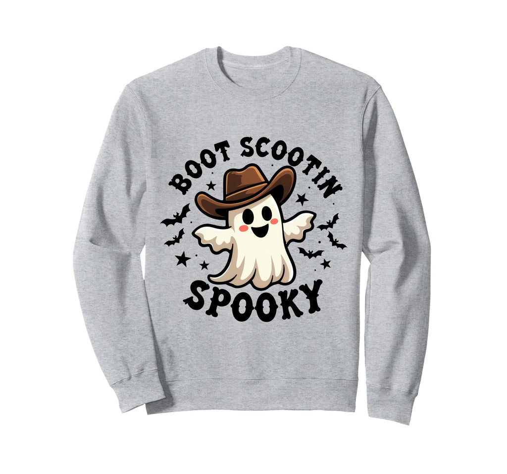 Boot Scootin Spooky Western Funny Sweatshirt - Custom Art Print for Adults - T-Shirt, Sweatshirt, Hoodie