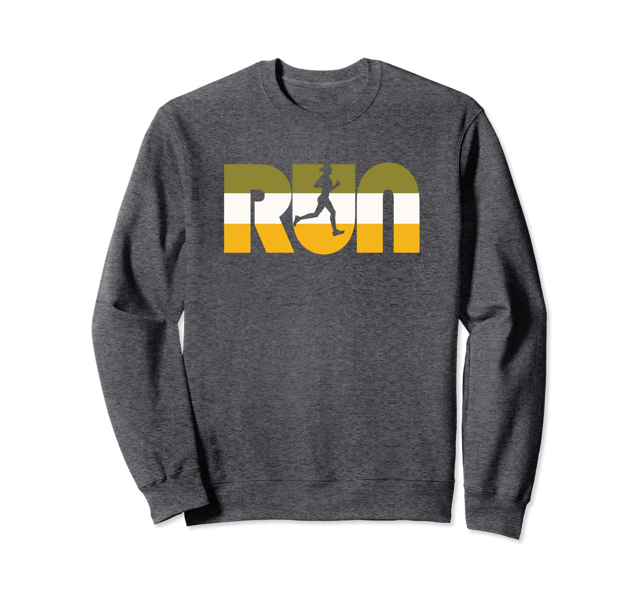Run Seventies Color Typography Sweatshirt - Custom Art Print Men Women - T-Shirt, Sweatshirt, Hoodie