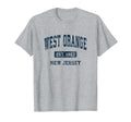 West Orange New Jersey Nj Athletic T-Shirt - Fun Novelty Design Men Women - T-Shirt, Sweatshirt, Hoodie