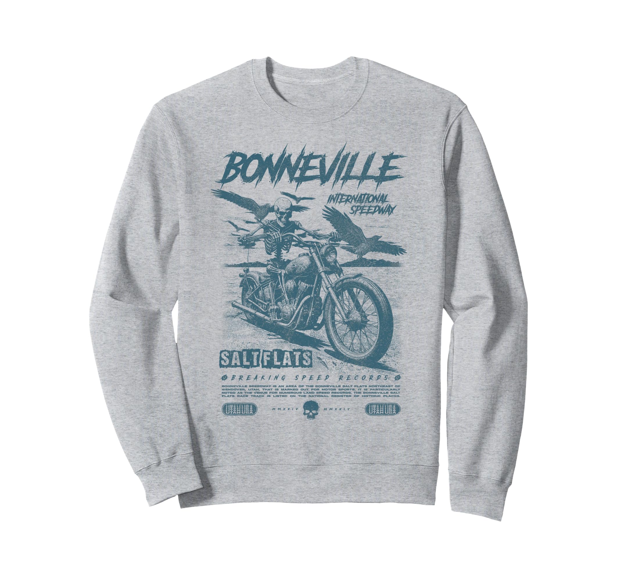 Bonneville Salt Flats Sweatshirt - Casual Everyday Wear Men Women - T-Shirt, Sweatshirt, Hoodie