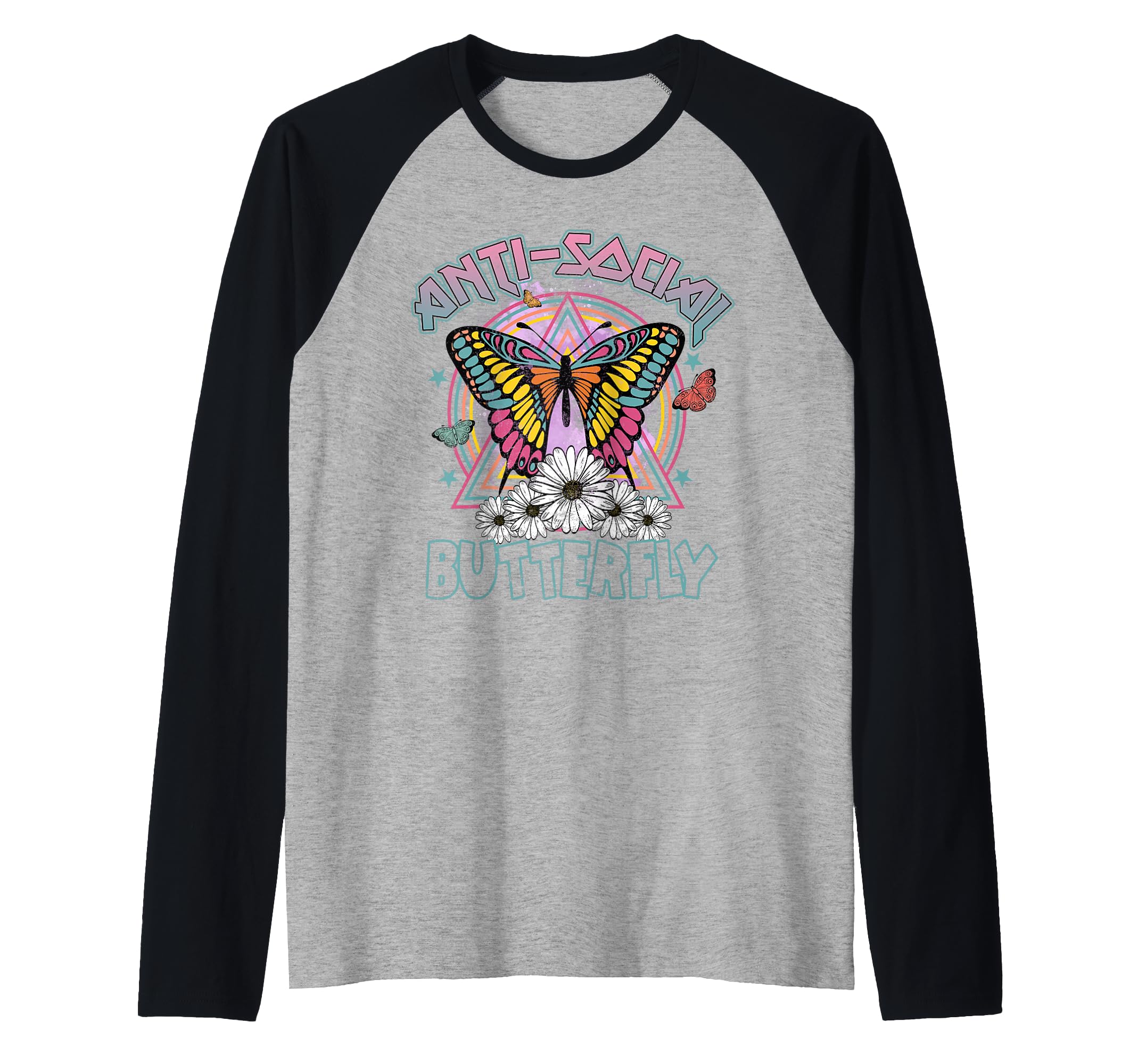 Funny Anti Social Butterfly Sweatshirt - Novelty Apparel Men Women - T-Shirt, Sweatshirt, Hoodie
