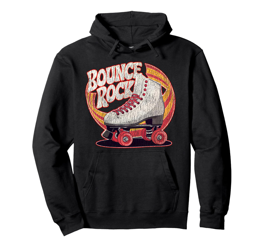 Roller Skating Skate 1970S Bounce Hoodie - Casual Everyday Wear for Adults - T-Shirt, Sweatshirt, Hoodie