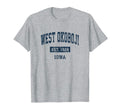 West Okoboji Iowa Ia Sports T-Shirt - Minimalist Print for Adults - T-Shirt, Sweatshirt, Hoodie