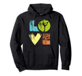 Roller Skates Roller Skating Love Hoodie - Minimalist Print for Adults - T-Shirt, Sweatshirt, Hoodie