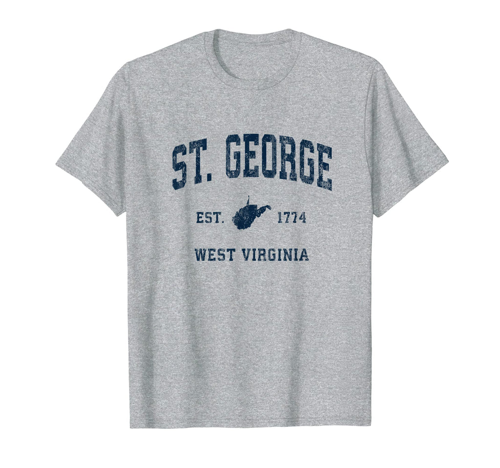 St George West Virginia Wv Athletic T-Shirt - Casual Everyday Wear Unisex - T-Shirt, Sweatshirt, Hoodie