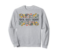 Mental Health Therapist Flowers Sweatshirt - Aesthetic Graphic for Adults - T-Shirt, Sweatshirt, Hoodie
