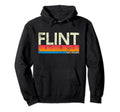 Flint Michigan Distressed Hoodie - Fun Novelty Design Unisex - T-Shirt, Sweatshirt, Hoodie