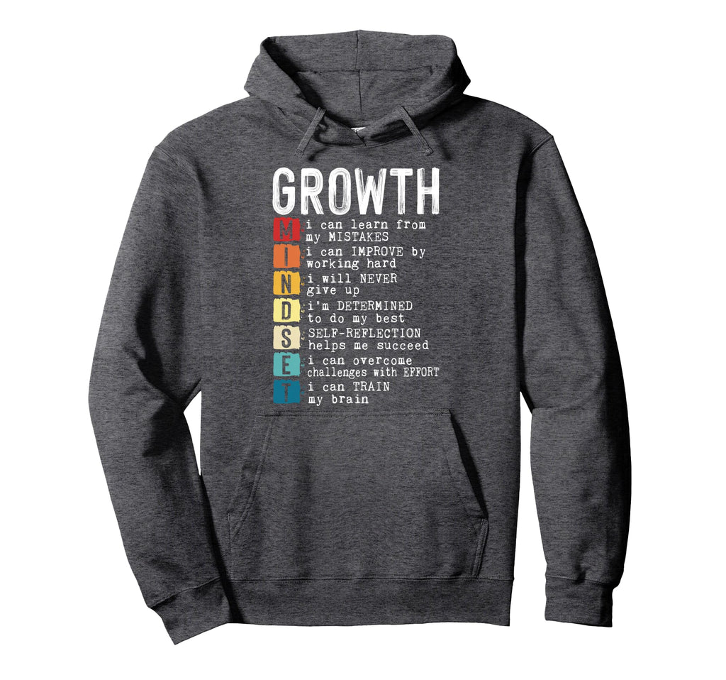 Growth Mindset Definition Positive Hoodie - Streetwear Style Men Women - T-Shirt, Sweatshirt, Hoodie
