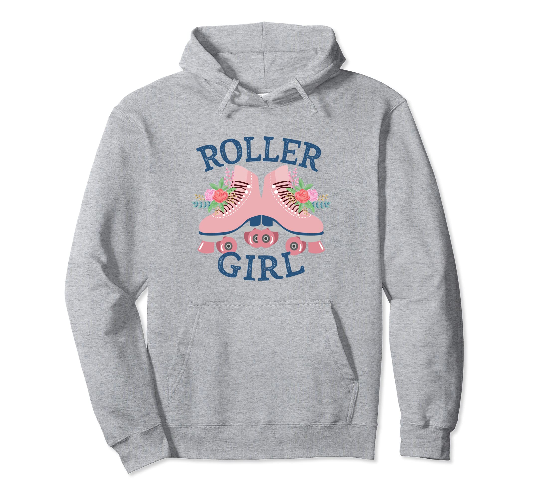 Roller Skating Flowers Roller Hoodie - Unique Graphic Unisex - T-Shirt, Sweatshirt, Hoodie