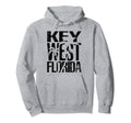 Key West Florida Beach Souvenir Gift Hoodie - Minimalist Print for Adults - T-Shirt, Sweatshirt, Hoodie
