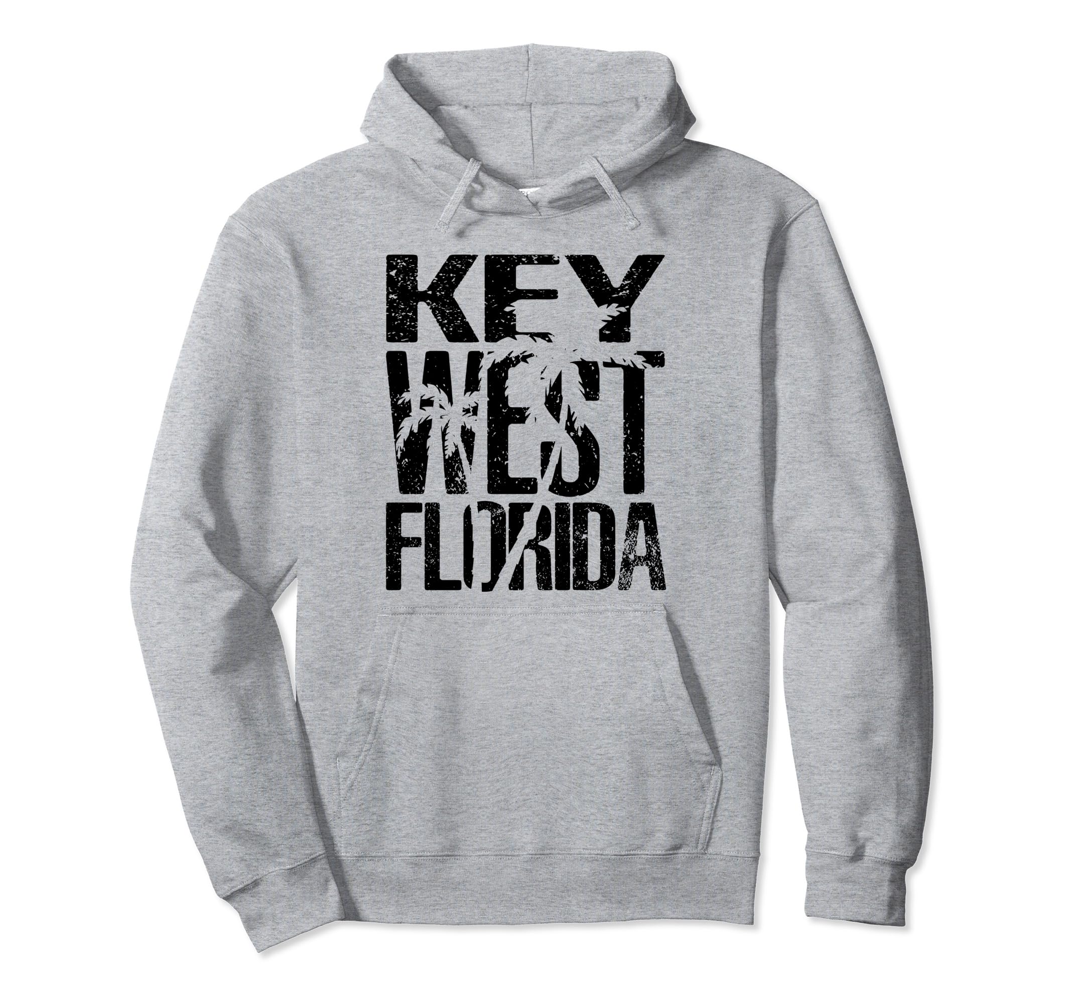 Key West Florida Beach Souvenir Gift Hoodie - Minimalist Print for Adults - T-Shirt, Sweatshirt, Hoodie