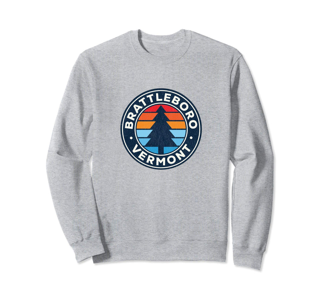 Brattleboro Vermont Vt 70S Sweatshirt - Fun Novelty Design Men Women - T-Shirt, Sweatshirt, Hoodie