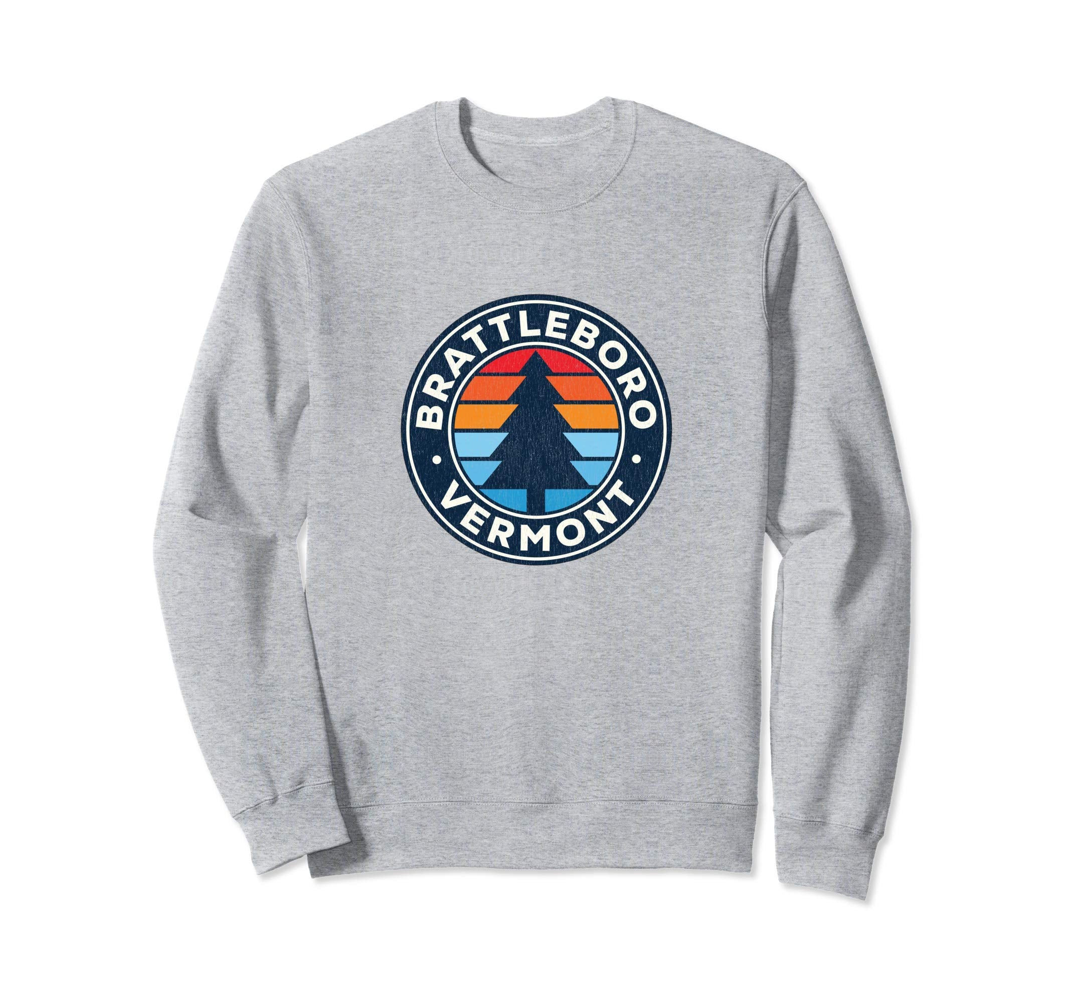 Brattleboro Vermont Vt 70S Sweatshirt - Fun Novelty Design Men Women - T-Shirt, Sweatshirt, Hoodie