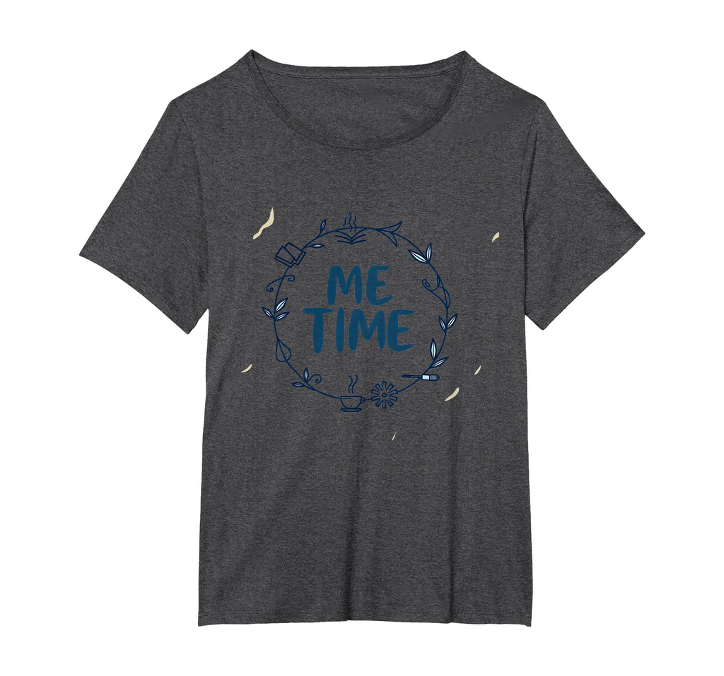 Me Time Cozy Self Care Wreath T-Shirt - Minimalist Print for Adults - T-Shirt, Sweatshirt, Hoodie
