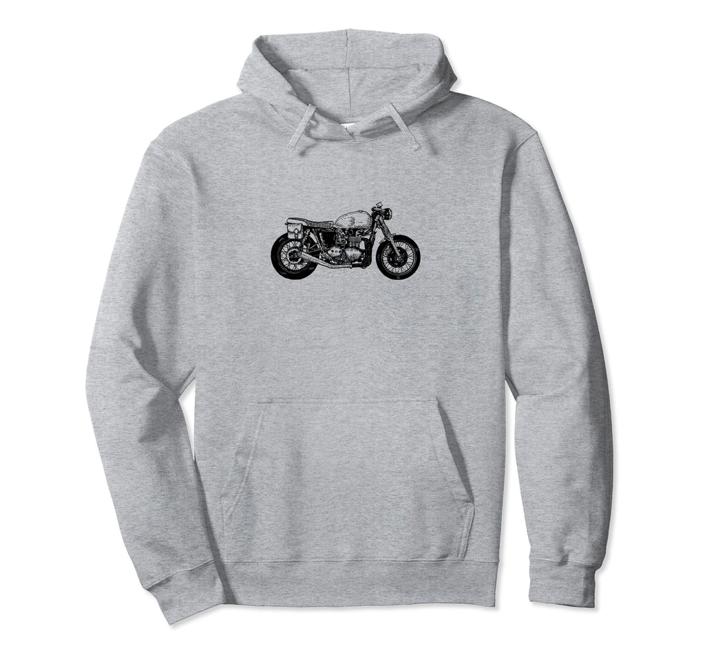 Motorcycle Bike Hoodie - Minimalist Print for Adults - T-Shirt, Sweatshirt, Hoodie