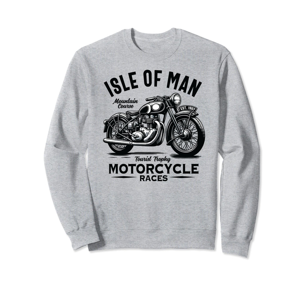 Isle Tt Races Motorcycle Sweatshirt - Aesthetic Graphic for Adults - T-Shirt, Sweatshirt, Hoodie