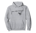 You Are Enough Inspirational Mental Hoodie - Trendy Graphic Men Women - T-Shirt, Sweatshirt, Hoodie