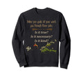Meditation Yoga Zen Vipassana Gift Sweatshirt - Fun Novelty Design Unisex - T-Shirt, Sweatshirt, Hoodie