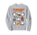 Halloween Vibes Boo Mental Health Sweatshirt - Trendy Graphic Unisex - T-Shirt, Sweatshirt, Hoodie