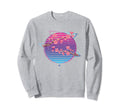 Synthwave Japanese Flower Sakura Sweatshirt - Trendy Graphic for Adults - T-Shirt, Sweatshirt, Hoodie