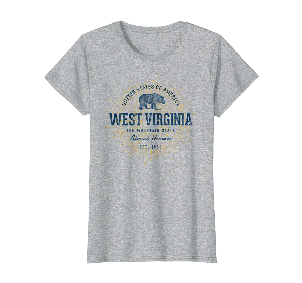 State West Virginia T-Shirt - Fun Novelty Design Unisex - T-Shirt, Sweatshirt, Hoodie